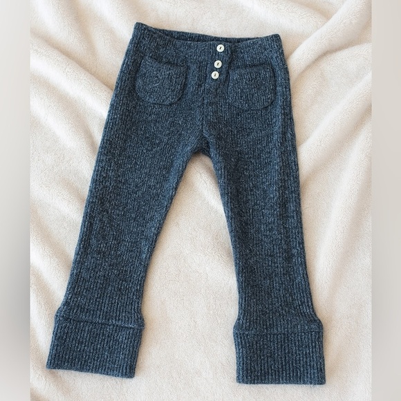 Zara kids ribbed pants size 2/3 years in dark grey - Picture 1 of 5